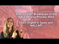 2022 NALCAP visa process - Teach English in Spain
