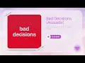 Benny Blanco & BTS & Snoop Dogg - Bad Decisions (Acoustic)