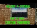 FALLOUT 4 Tutorial How to make Custom Paintings