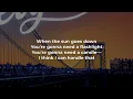 In The Heights - When The Sun Goes Down (LYRICS)