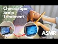ASMR CHINESE HAIR SPA SCALP TREATMENT ON BRAIDS BLACK WOMAN ASMR