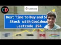 Best Time to Buy and Sell Stock with Cooldown Leetcode 309 Live coding ssession