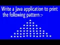 pyramid pattern in java pattern program in java Knowledge Light