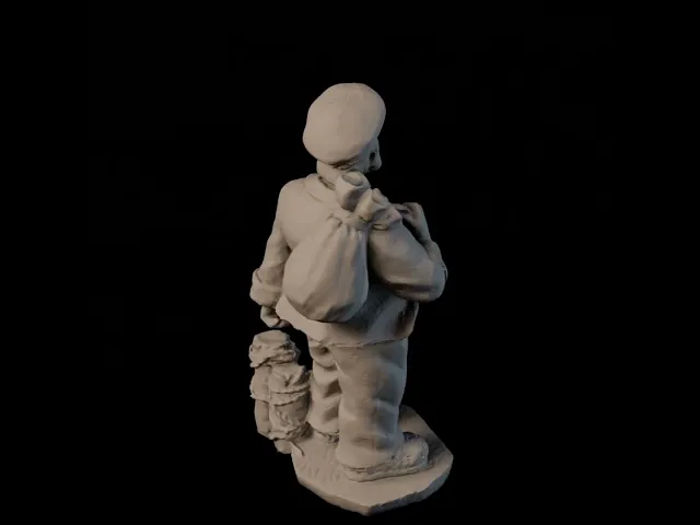 Harbor Drifter with Heavy Sack Miniature | 28mm/32mm Heroic video thumbnail