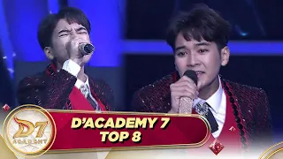 gaya dan suara arbil di kecanduan kamu bikin penonton jantungan senyum senyum d academy 7 top 8