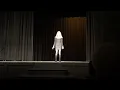 Abigail Leach performing Lifeboat from Heathers