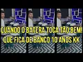 Download Lagu QUANDO O BATERA TOCA TÃO BEM! QUE FICA DE BANCO 10 ANOS HAHAHA! 🎵 O MEDO NÃO VAI ME PARAR 🥁 #SHORTS