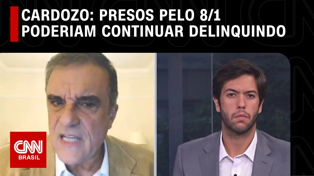 Cardozo: Presos preventivos pelo 8/1 poderiam continuar delinquindo | O GRANDE DEBATE