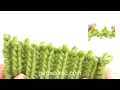 How to fix English rib and place work back on the needle