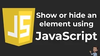 Show or hide an element using JavaScript
