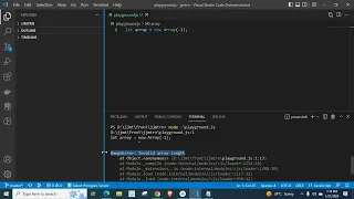RangeError invalid array length Array length must be a finite positive integer Invalid array buffer