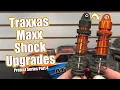 Shock Upgrades Aluminum Caps Collars Oil Change - Project Traxxas Maxx Build Part 4 RC Driver