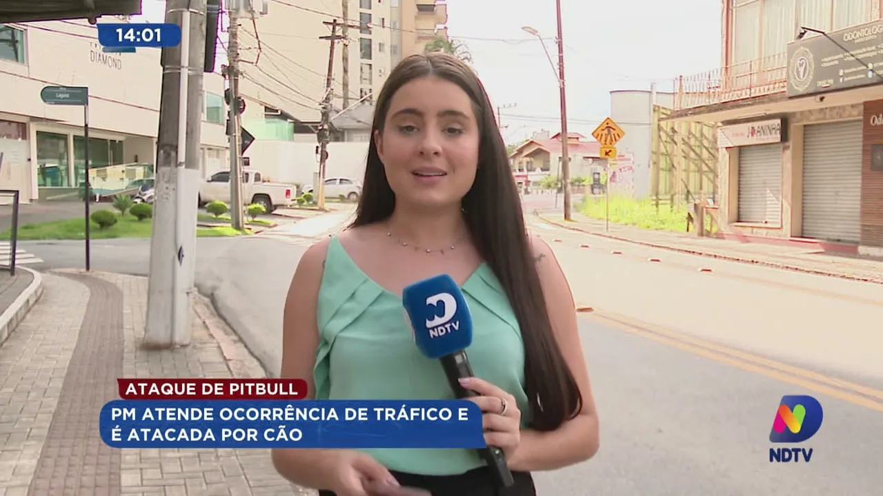 Ataque de pitbull: PM atende ocorrência de tráfico e é atacada por cão