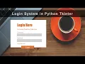 How to create Login System in Python Tkinter System