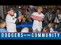 Alex Verdugo and Matt Beaty Worthy of Love Birt ay Celebration - Dodgers in the Community 2020