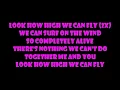 Lagu Barbie movie song: Look how high we can fly lyrics on screen