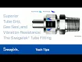 Superior Tube Grip Gas Seal and Vibration Resistance The Swagelok Tube Fitting Tech Tip 2022