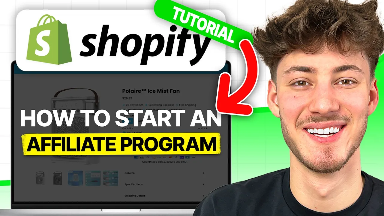 Shopify Free Trial Affiliate Store Tutorial YouTube video preview
