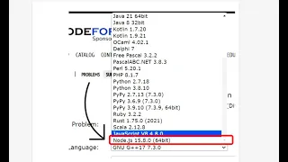 How to submit solutions in Node js in Codeforces