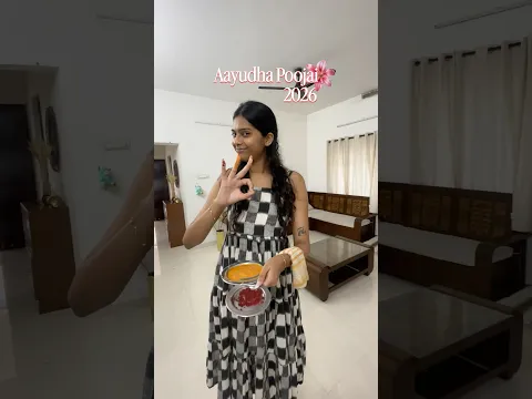 Aayudha Poojai 2026 ✨🪷🥰 || #momfluencer #trending #shorts #aayudhapooja #tamil #inspo #viral #yt