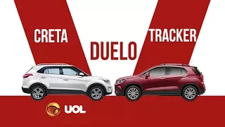DUELO ENTRE HYUNDAI CRETA E GM TRACKER 2017