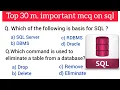 SQL MCQ questions and answers SQL MCQs for all competitive exams