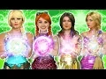 DISNEY PRINCESS MAGIC SUPERPOWERS Rapunzel Elsa Belle Tiana Anna vs Maleficent and Gaston