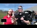 Nearing eclipse totality at Cape Girardeau Sportsplex