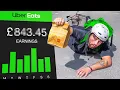 I Worked UberEats For 24 Hours NONSTOP And Made -