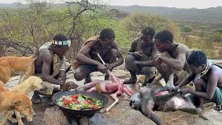 Hadzabe Tribe ways of Life and Cooking || True Hunters