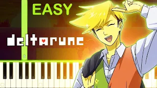 Sunset of Seven Suns | DELTARUNE - EASY Piano Tutorial
