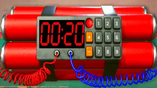 20 Second Timer Bomb With High Energy Music Countdown Timer 20 Second Bomb Timer 