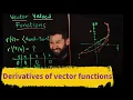 Derivatives of Vector Valued Functions