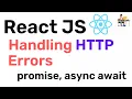Handling Http Errors - React JS Hindi Coding Scenes