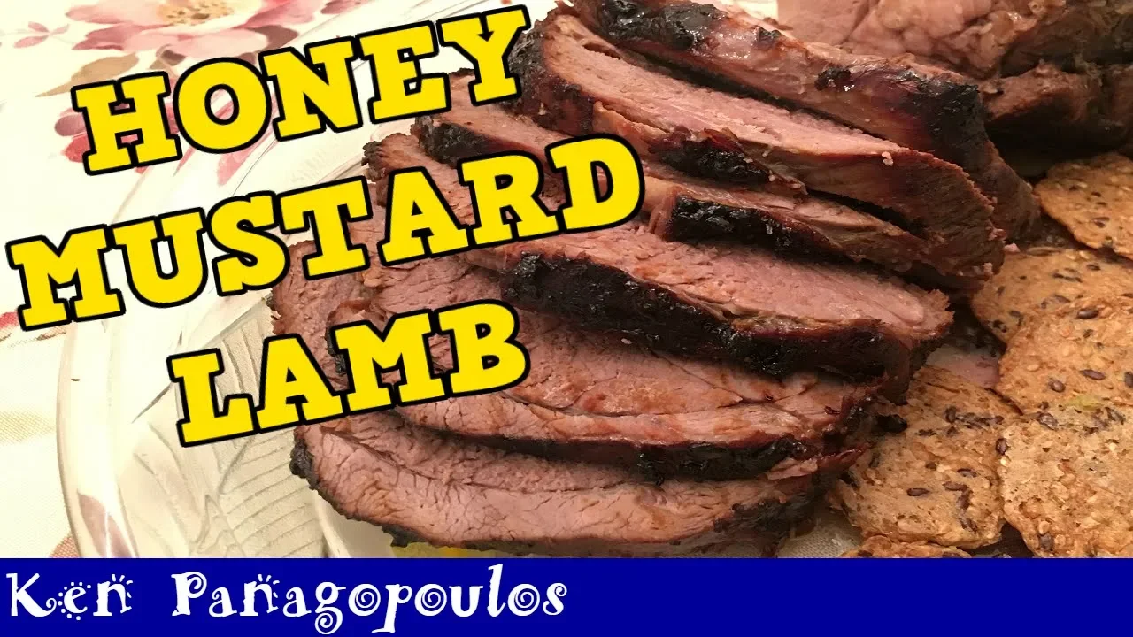 Honey Mustard Roasted Lamb   Easy Roast Leg of Lamb Recipe