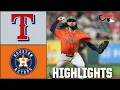 Texas Rangers vs Houston Astros Full Game Highlights ESPN MLB