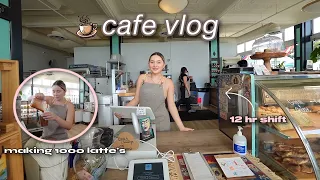 working a 12hr shift as a barista for a day My First Job