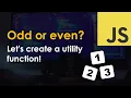 Check if a number is odd or even in JavaScript