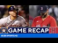 Astros vs Red Sox Houston scores 7 runs late to even ALCS Instant Reaction CBS Sports