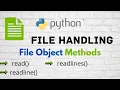 Python File Handling PT-4 3 read readline readlines Function CLASS 12 XII Computer Science