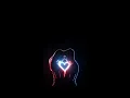 Glowing love heart black screen 💖 | Romantic couple effect