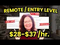 Part Time Full Time 4-Day Work Week Entry Level Remote Jobs With Good Pay Now Hiring