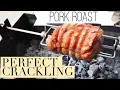 How to cook EASY Pork Roast with PERFECT CRACKLING Charcoal cooking