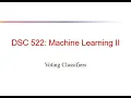 12-1 Voting Classifiers