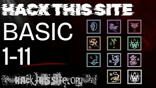 Hack This Site Basic 1-11