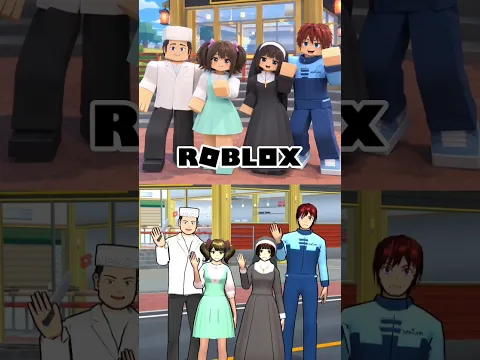Sakura NPCs In Different Game Universe 🔥Avatar Recreation #sakuraschoolsimulator #shorts #trending