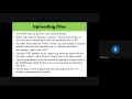 Unit IV Upload file in Python