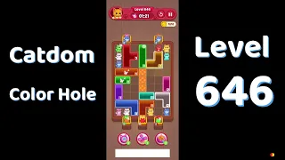 Catdom Color Hole Level 646 Screenshot