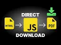 DIV to PDF Iframe to PDF using JavaScript Only with CSS Images Support