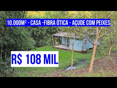 Download MP3 [471]CHÁCARA COM CASA, AÇUDE, FRUTÍFERAS, ÁGUA ENCANADA, VERTENTES E ASFALTO R$ 108 MIL